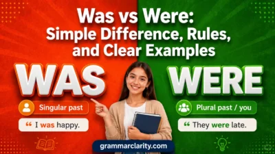 Was vs Were: Simple Difference, Rules, and Clear Examples