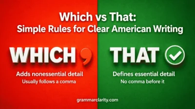 Which vs That: Simple Rules for Clear American Writing