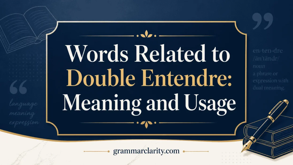 Words Related to Double Entendre: Meaning and Usage