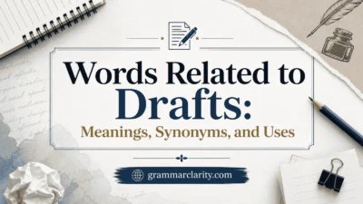 Words Related to Drafts: Meanings, Synonyms, and Uses