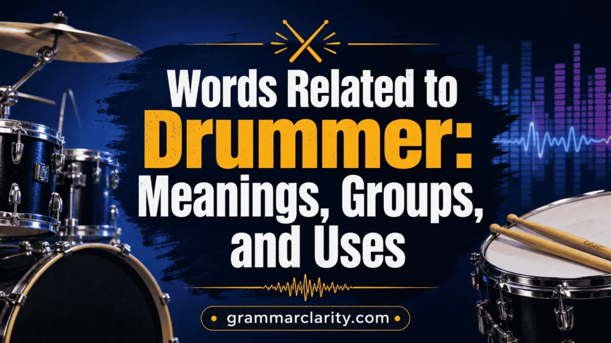 Words Related to Drummer: Meanings, Groups, and Uses
